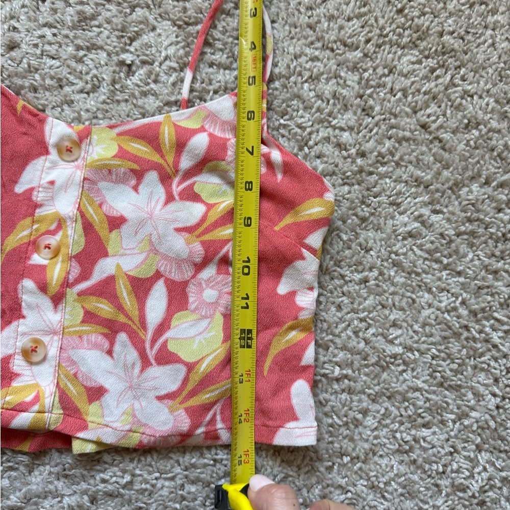 Hurley Pink and Yellow Floral Camisole - Picture 3 of 9